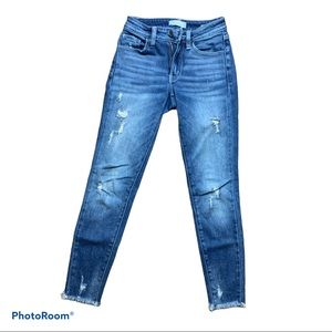 KanCan Signature Mid-Rise Ankle Skinny Jeans